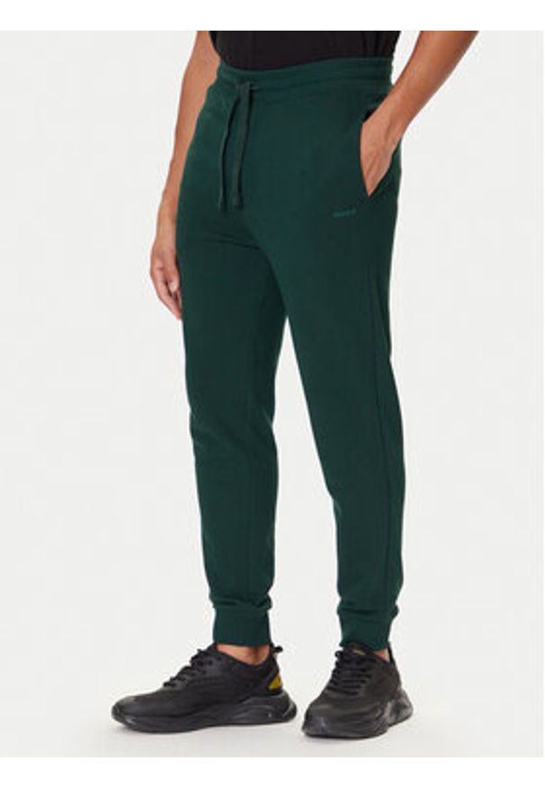 Hugo - HUGO Dres Dapodayote 50492581 Zielony Relaxed Fit. Kolor: zielony. Materiał: bawełna