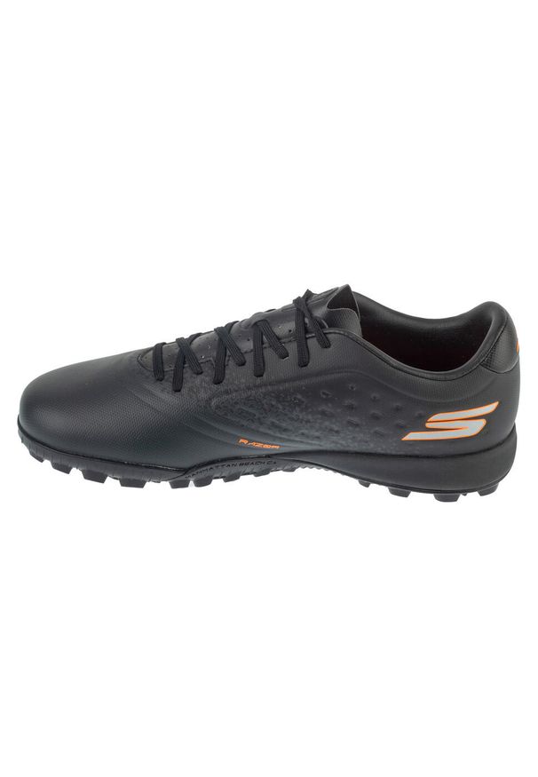 skechers - Buty piłkarskie turfy męskie, Razor 1.5 Academy TF. Kolor: czarny. Sport: piłka nożna