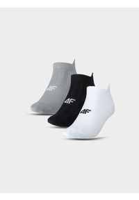 4f - 4F Skarpetki treningowe przed kostkę (3-pack) męskie - multikolor 39-42. Kolor: wielokolorowy. Materiał: materiał, włókno, syntetyk, elastan. Wzór: jednolity. Sport: kolarstwo, fitness