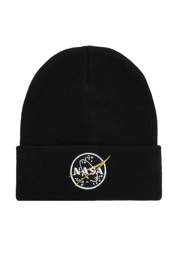 Alpha Industries Czapka Nasa Beanie 198948 Czarny. Kolor: czarny. Materiał: syntetyk