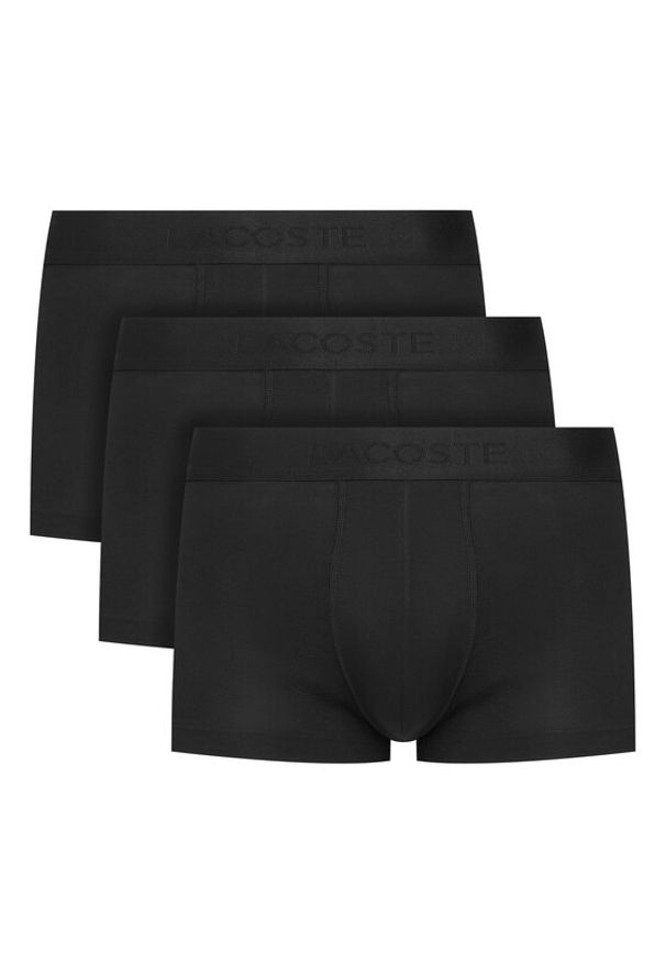Lacoste Komplet 3 par bokserek 5H3407 Czarny. Kolor: czarny. Materiał: bawełna