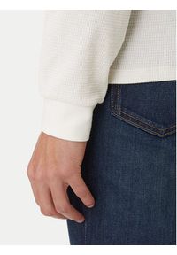 Calvin Klein Jeans Sweter LV040EM217 Écru Regular Fit. Kolor: kremowy. Materiał: syntetyk, bawełna #2