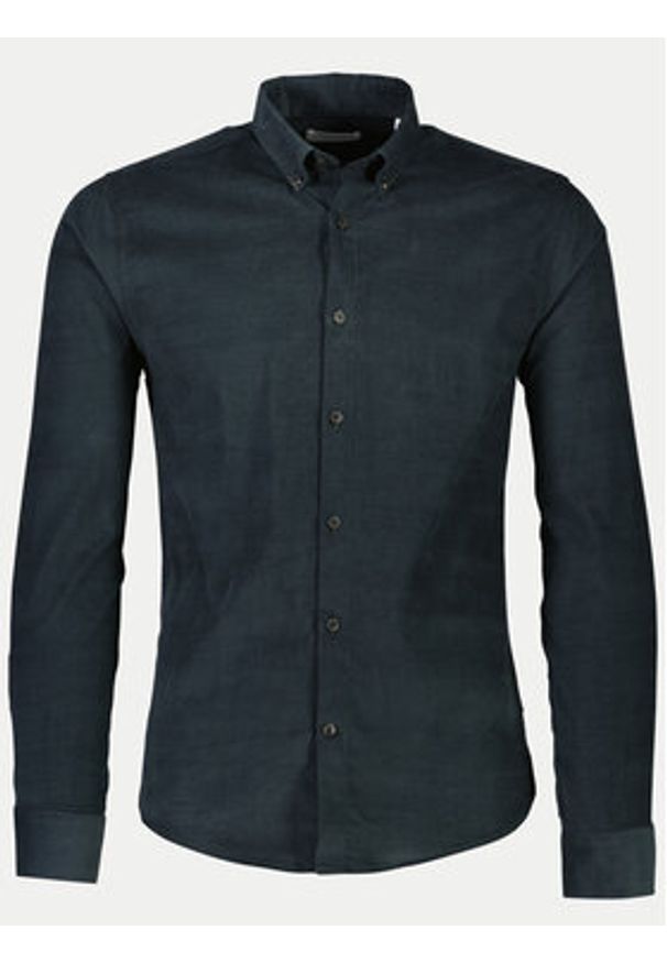 Lindbergh Koszula 30-203248A Zielony Relaxed Fit. Kolor: zielony. Materiał: bawełna