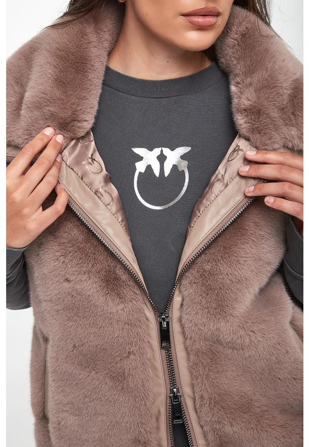 Pinko - Kamizelka damska futrzana Deyn PINKO. Materiał: futro