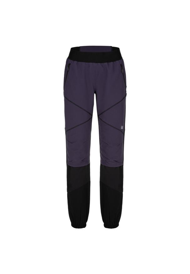 ZONE PERFECT - Damskie spodnie outdoor Loap Urabella fioletowe S. Kolor: czarny, fioletowy, wielokolorowy. Długość: długie. Sport: outdoor