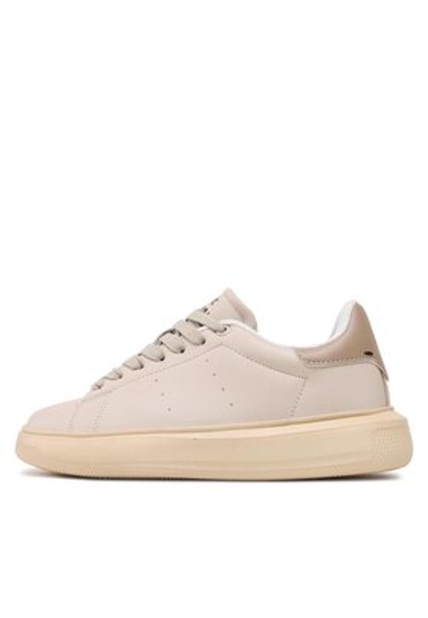 Save The Duck Sneakersy DY1243U REPE16 Beżowy. Kolor: beżowy. Materiał: skóra