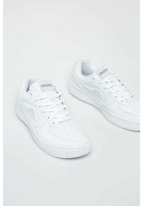 Kappa - Buty. Nosek buta: okrągły. Zapięcie: sznurówki. Kolor: biały