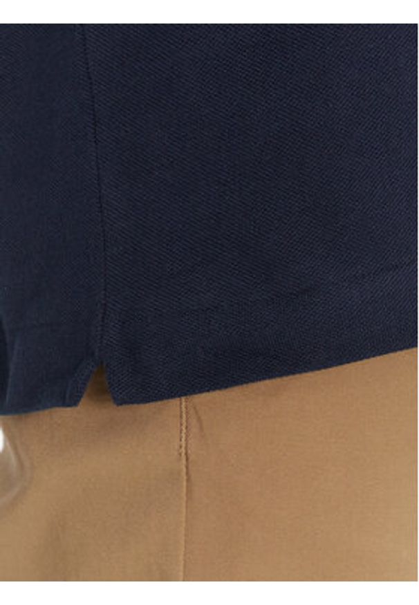 Lacoste Polo PH3600 Granatowy Regular Fit. Typ kołnierza: polo. Kolor: niebieski. Materiał: bawełna