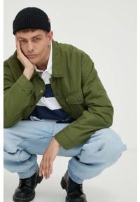 Levi's® - Levi's kurtka męska kolor zielony przejściowa. Okazja: na spotkanie biznesowe. Kolor: zielony. Styl: biznesowy #4