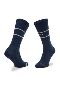 TOMMY HILFIGER - Tommy Hilfiger Skarpety długie 701218704 Granatowy. Kolor: niebieski. Materiał: materiał