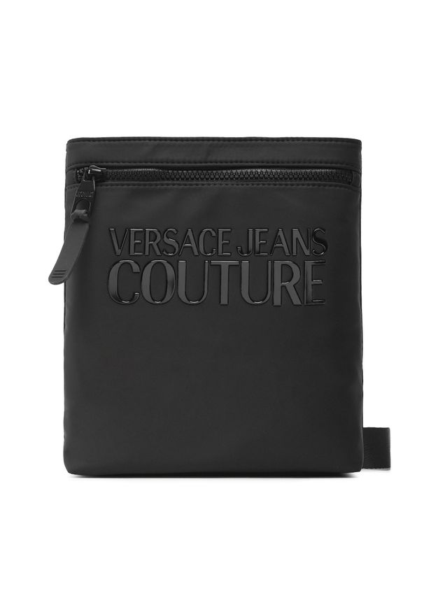Saszetka Versace Jeans Couture 74YA4B94 ZS394 899. Kolor: czarny. Materiał: materiał