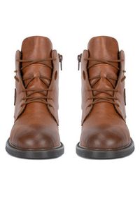 Rieker Trzewiki 71440-25 Brązowy. Kolor: brązowy. Materiał: materiał #2