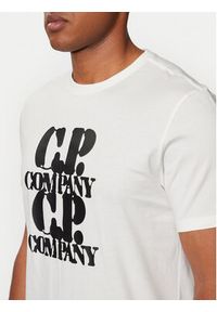 C.P. Company T-Shirt 16CMTS137A005100W Biały Regular Fit. Kolor: biały. Materiał: bawełna #4