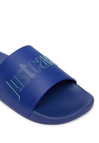 Just Cavalli Klapki 80QA3SZ1 ZSE50 Niebieski. Kolor: niebieski. Materiał: syntetyk #2