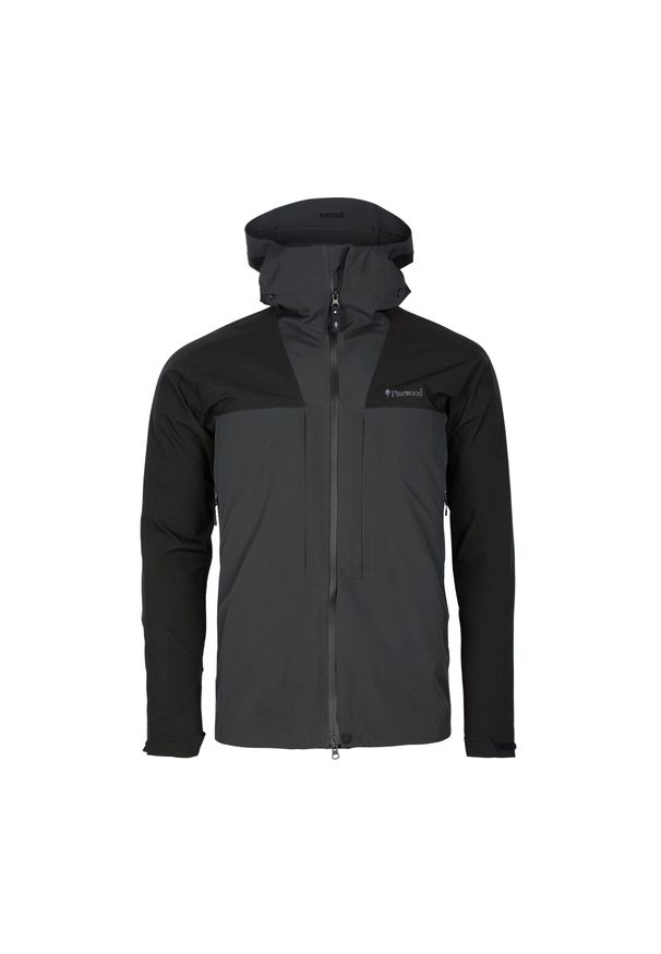 PINEWOOD - Kurtka przeciwdeszczowa męska Pinewood Abisko Trekking 3L. Kolor: wielokolorowy, szary, czarny. Sport: turystyka piesza