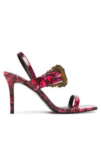 Versace Jeans Couture Sandały 79VA3S71 Różowy. Kolor: różowy. Materiał: skóra