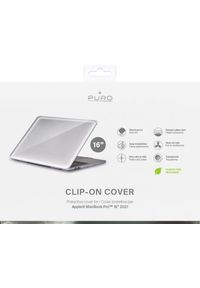 Puro Clip On - obudowa macbook Pro 16” 2021 przezroczysty