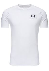 Under Armour T-Shirt 1326799 Biały Loose Fit. Kolor: biały. Materiał: bawełna #3
