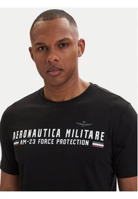 Aeronautica Militare T-Shirt 261TS1942UJ00538 Czarny Regular Fit. Kolor: czarny. Materiał: bawełna #8