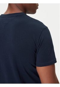 Tommy Jeans T-Shirt Linear Chest DM0DM21780 Granatowy Slim Fit. Kolor: niebieski. Materiał: bawełna #4