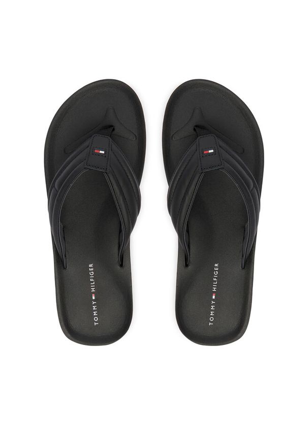 TOMMY HILFIGER - Japonki Tommy Hilfiger. Kolor: czarny