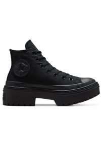 Adidasy Converse Chuck Taylor All Star Lugged Heel, Dla obu płci. Kolor: czarny. Materiał: materiał. Obcas: na platformie. Model: Converse All Star. Sport: fitness