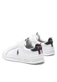 Polo Ralph Lauren Sneakersy Hrt Ct II 809860883003 Biały. Kolor: biały. Materiał: skóra #5