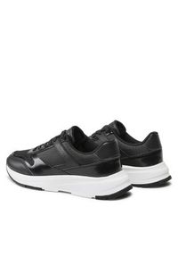 Calvin Klein Sneakersy Low Top Lace Up Mix HM0HM00901 Czarny. Kolor: czarny. Materiał: materiał