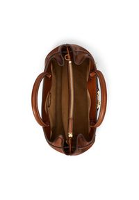 Lauren Ralph Lauren - LAUREN RALPH LAUREN Torebka 431P03417001 Brązowy. Kolor: brązowy. Materiał: skórzane #4