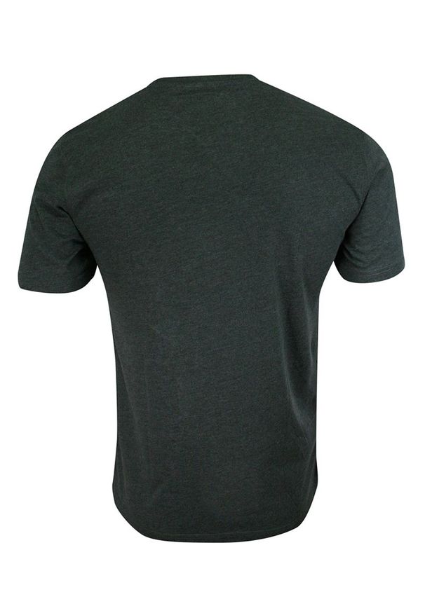 Pako Jeans - T-shirt Bawełniany, Grafitowy z Napisami, Nadrukiem, Męski, Krótki Rękaw, U-neck -PAKO JEANS. Okazja: na co dzień. Kolor: szary. Materiał: bawełna. Długość rękawa: krótki rękaw. Długość: krótkie. Wzór: nadruk. Styl: casual