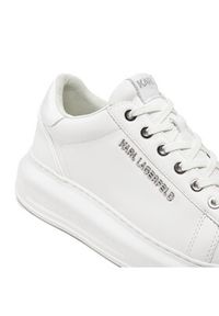 Karl Lagerfeld - KARL LAGERFELD Sneakersy KL62525N Biały. Kolor: biały. Materiał: skóra #4
