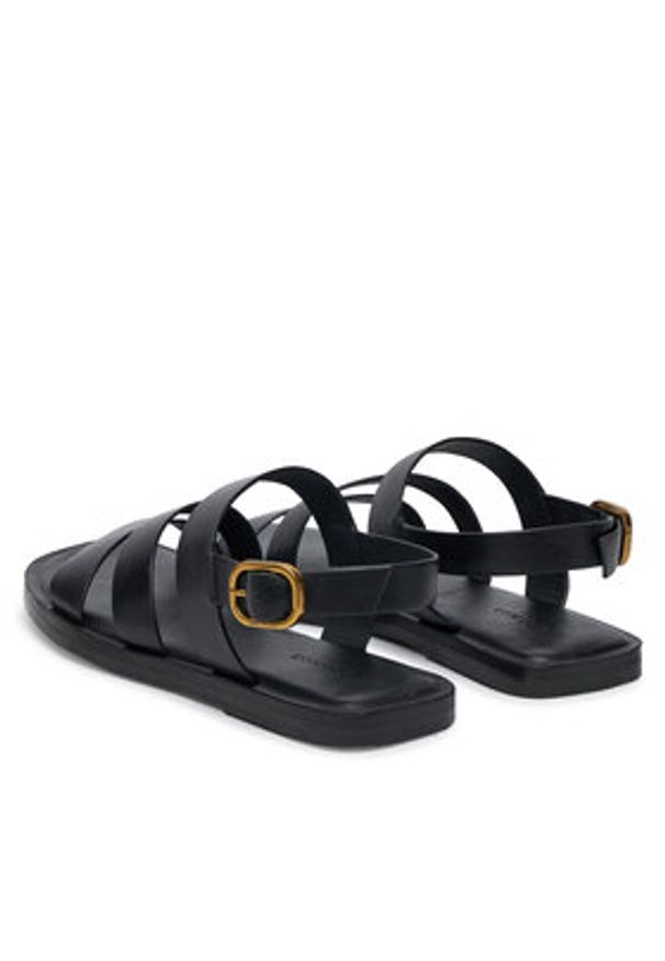 Gino Rossi Sandały ALMA-118077 Czarny. Kolor: czarny. Materiał: skóra