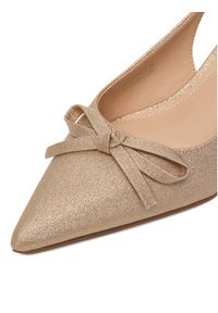 Jenny - JENNY Czółenka CEO-CD24042-3 Złoty. Kolor: złoty. Materiał: materiał #6