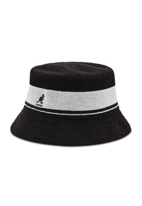 Kapelusz Kangol - Bermuda Stripe Bucket K3326ST Black BK001. Kolor: czarny. Materiał: materiał, akryl, poliester, nylon