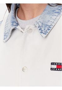 Tommy Jeans Kurtka jeansowa College DW0DW15617 Kolorowy Oversize. Materiał: bawełna. Wzór: kolorowy #2