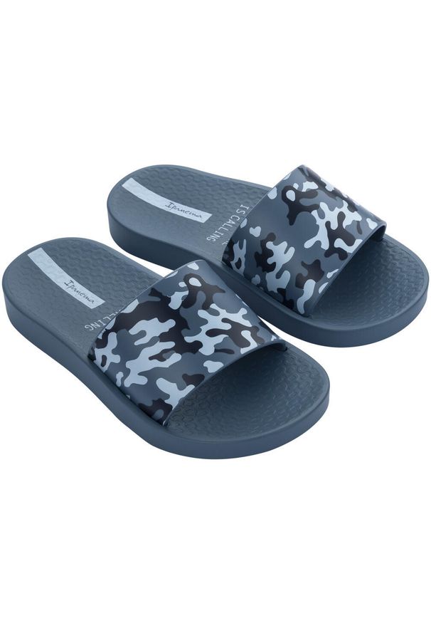 Ipanema - Klapki dziecięce Ipenama Jr. Urban IV Slide, niebieskie, rozmiar 34.. Kolor: niebieski. Styl: sportowy