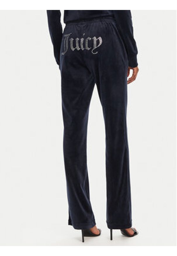 Juicy Couture Spodnie dresowe Tina JCAPW045 Granatowy Regular Fit. Kolor: niebieski. Materiał: syntetyk