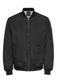 Only & Sons Kurtka bomber Joshua 22023287 Czarny Regular Fit. Kolor: czarny. Materiał: syntetyk #7