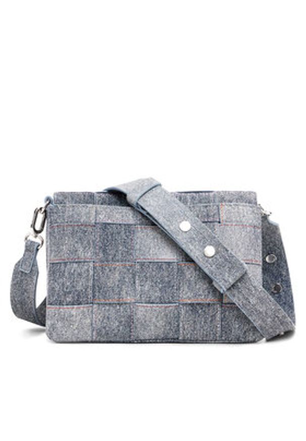 Desigual Torebka Yoko 25SAXP47 Szary. Kolor: szary. Materiał: skórzane