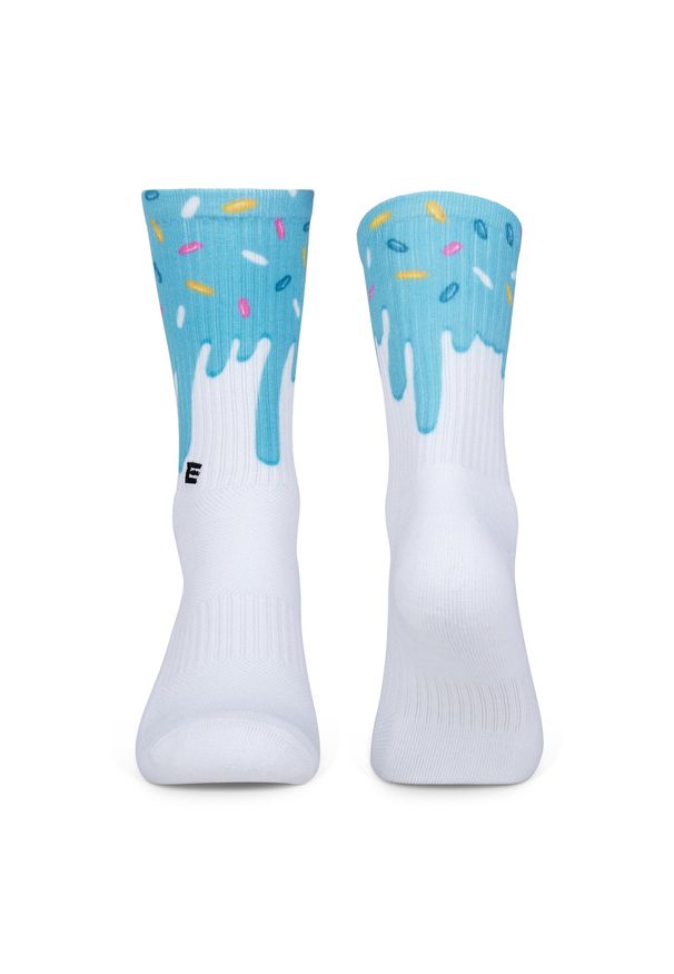 ELITEX TRAINING - Skarpety sportowe Elitex Training Blue Glazed. Kolor: niebieski. Sport: fitness