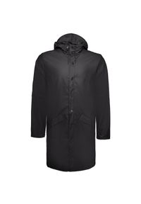 Kurtka Rains Long Jacket W3. Kolor: czarny. Sport: turystyka piesza