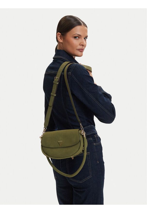 Guess Torebka Danya HWSG99 18190 Zielony ciemny. Kolor: zielony. Materiał: skórzane