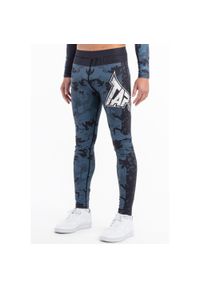 TAPOUT - Legginsy o regularnym kroju Tapout Patton. Kolor: wielokolorowy, niebieski, zielony, brązowy. Sport: joga i pilates #1