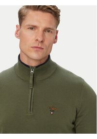 Aeronautica Militare Sweter 262MA1670UL00506 Khaki Regular Fit. Kolor: brązowy. Materiał: bawełna #3