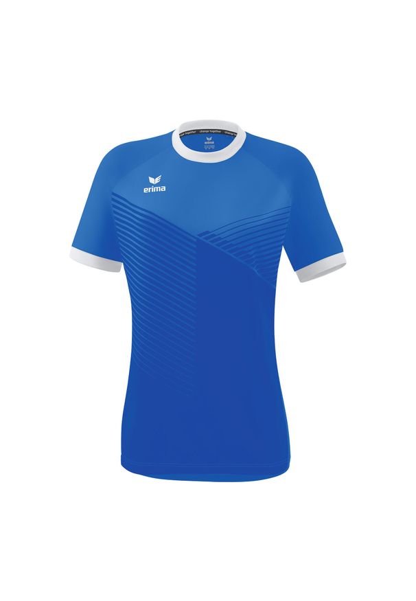 ERIMA - Damski jersey Erima Mantua. Kolor: biały, niebieski, wielokolorowy. Materiał: materiał, poliester. Sport: kolarstwo