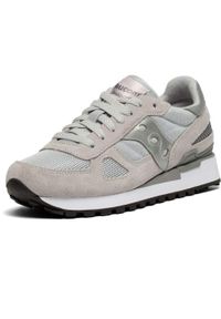 Saucony - Buty Shadow Original Rozmiar 37.5 Szary - S1108-803. Zapięcie: sznurówki. Kolor: wielokolorowy, szary. Materiał: tkanina, materiał, syntetyk. Szerokość cholewki: normalna. Sport: turystyka piesza #1