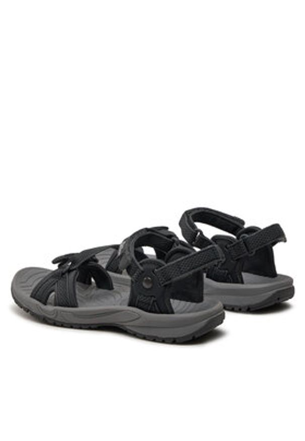 Jack Wolfskin Sandały Lakewood RiderSandal 4019041 Czarny. Kolor: czarny. Materiał: materiał