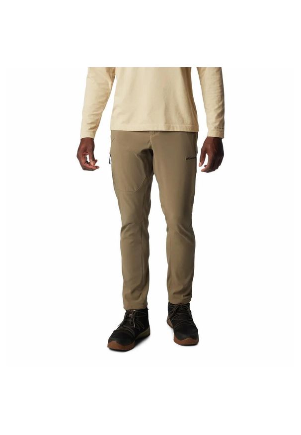 columbia - Spodnie Trekkingowe Columbia Triple Canyon Ii Fall Hiking Pant Męskie. Kolor: zielony