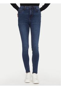 Noisy may - Noisy May Jeansy Callie 27031755 Granatowy Skinny Fit. Kolor: niebieski