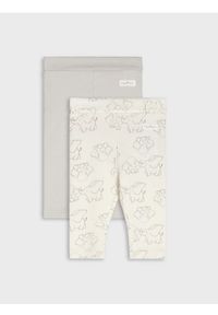 Sinsay - Bawełniane legginsy 2 pack - szary. Kolor: szary. Materiał: bawełna #1